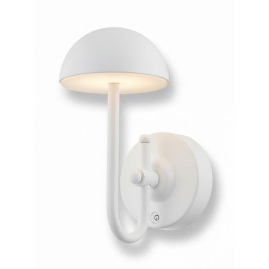 AVONNI AP-64004-BBY Siyah Boyalı Aplik LED Metal Opal Pleksi 12x20cm