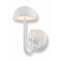 AVONNI AP-64004-BBY Siyah Boyalı Aplik LED Metal Opal Pleksi 12x20cm