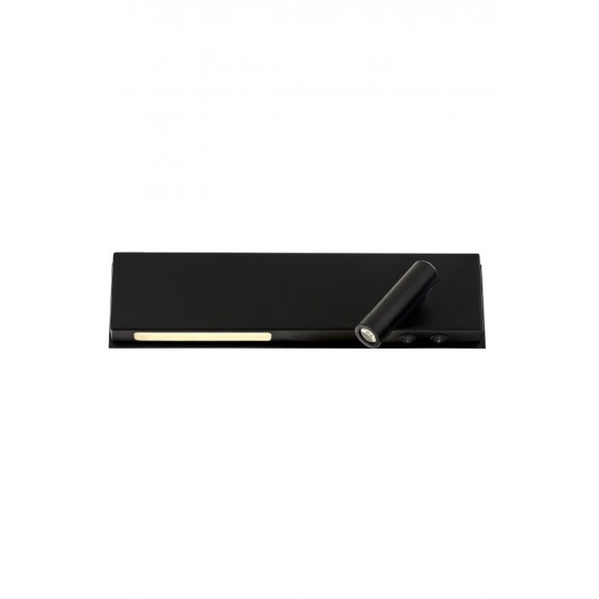 AVONNI AP-65256-BSY Siyah Boyalı Aplik LED Metal 40x2cm