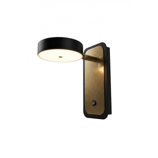 AVONNI AP-9091-BSY Siyah Kaplama Aplik LED Metal 15x12cm