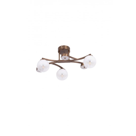 AVONNI AR-60473-6E Eskitme Kaplama Modern Avize E14,LED ? Metal Cam 30x63cm
