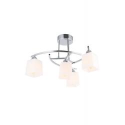 AVONNI AV-1373-4K Krom Kaplama Modern Avize E14 Metal Cam 51cm