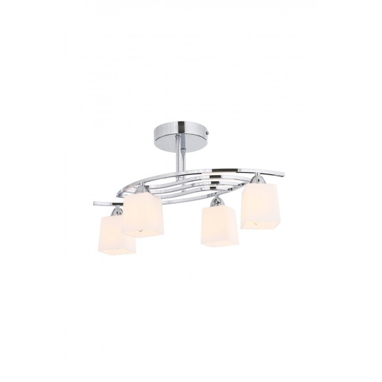 Modi Lighting Mod-1374-4K Krom Kaplama Modern Avize E14 Metal Cam 63x30cm Modi Lighting Mod-1374-4K Krom Kaplama Modern Avize E14 Metal Cam 63x30cm