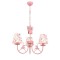 Modi Lighting Mod-1416-BALLERINA Pembe Boyalı Modern Avize E14 Metal Kumaş 52cm