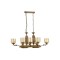AVONNI AV-60402-8E-YM Eskitme Kaplama Modern Avize E27 Metal Cam 105x60cm