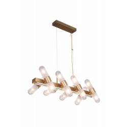 AVONNI AV-60454-8E-YM Eskitme Kaplama Modern Avize E14 Metal Cam 50x90cm
