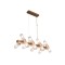 AVONNI AV-60454-8E-YM Eskitme Kaplama Modern Avize E14 Metal Cam 50x90cm