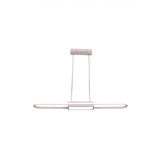 AVONNI AV-60456-BBY Beyaz Kaplama Modern Avize LED Metal 15x80cm