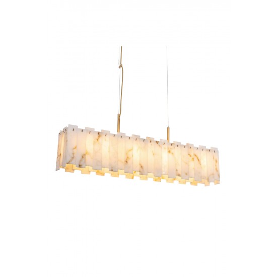 AVONNI AV-60460-90X30EY Eskitme Kaplama Modern Avize E14 Metal Cam 25x90cm