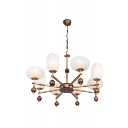 AVONNI AV-60463-8E Eskitme Kaplama Modern Avize E27 Metal Cam 70cm