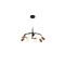 AVONNI AV-60464-8BSY Siyah, Eskitme Boyalı, Kaplama Modern Avize E27-GU10 Metal Cam 66cm
