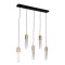 AVONNI AV-60465-5EY Siyah Kaplama Modern Avize GU10 Metal Cam 22x80cm