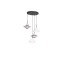 AVONNI AV-60466-4T-BSY Siyah Kaplama Modern Avize E14 Metal Cam 40cm