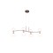 AVONNI AV-60470-4Y-CP Cappucino Kaplama Modern Avize E27 Metal Cam 15x80cm