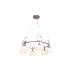 AVONNI AV-60470-6CP Cappucino Kaplama Modern Avize E27 Metal Cam 75cm