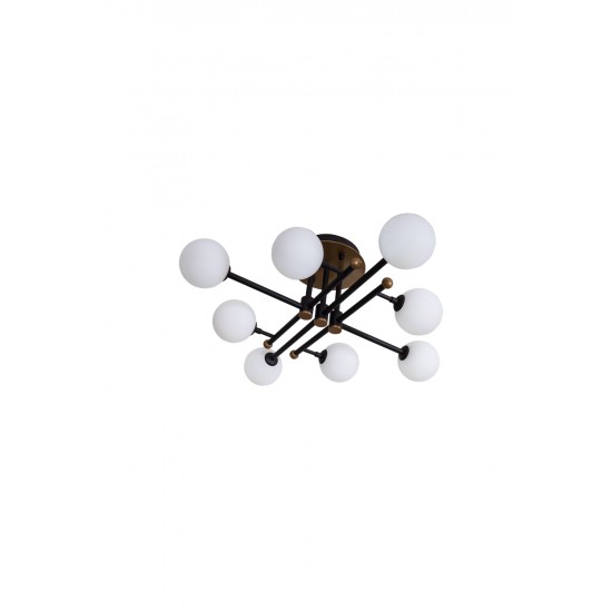 AVONNI AV-60471-8E Eskitme Kaplama Modern Avize G9 Metal Cam 30x63cm