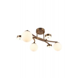 AVONNI AV-60473-6EY Eskitme Kaplama Modern Avize E14,LED ? Metal Cam 30x70cm