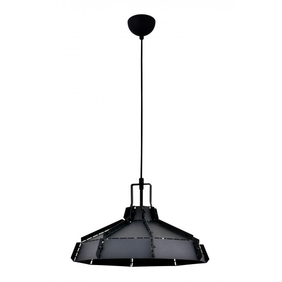 AVONNI AV-34001-BSY Siyah Boyalı Modern Avize E27 Metal 40cm