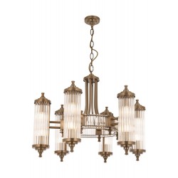 AVONNI AV-35001-6E Eskitme Kaplama Modern Avize E14 Metal Cam 70cm