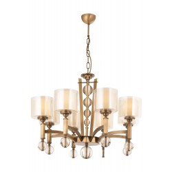 AVONNI AV-35002-8E Eskitme Kaplama Modern Avize E27 Metal Cam 75cm