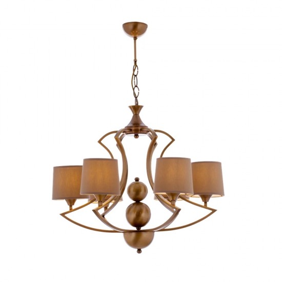 AVONNI AV-35003-6ES Eskitme Kaplama Modern Avize  Metal Kumaş 70cm