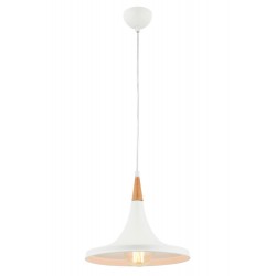 AVONNI AV-4100-A6-BBY Beyaz Boyalı Modern Avize E27 Metal Ahşap 32cm