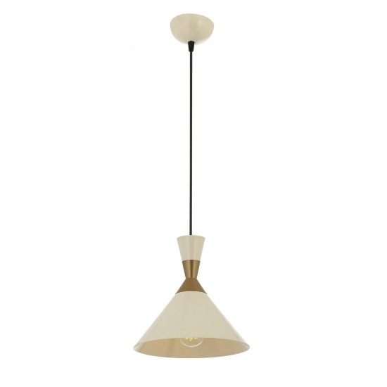 AVONNI AV-4106-M33-BBY Beyaz Boyalı Modern Avize E27 Metal 24cm