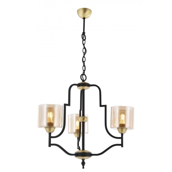 Modi Lighting Mod-4162-3E Eskitme Kaplama Modern Avize E27 Metal Cam 62cm Modi Lighting Mod-4162-3E Eskitme Kaplama Modern Avize E27 Metal Cam 62cm