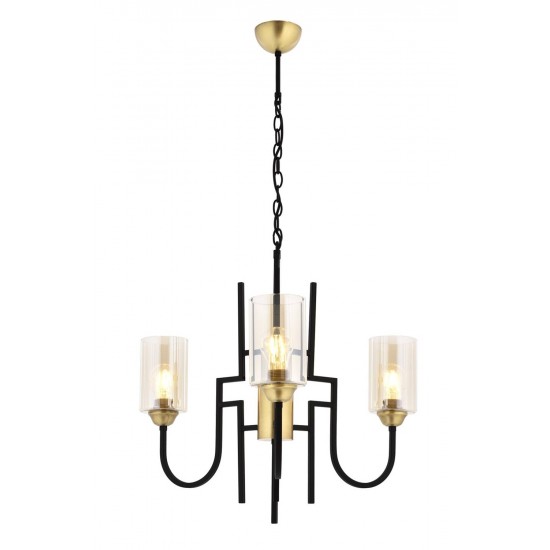 AVONNI AV-4163-3E Eskitme Kaplama Modern Avize E27 Metal Cam 62cm AVONNI AV-4163-3E Eskitme Kaplama Modern Avize E27 Metal Cam 62cm