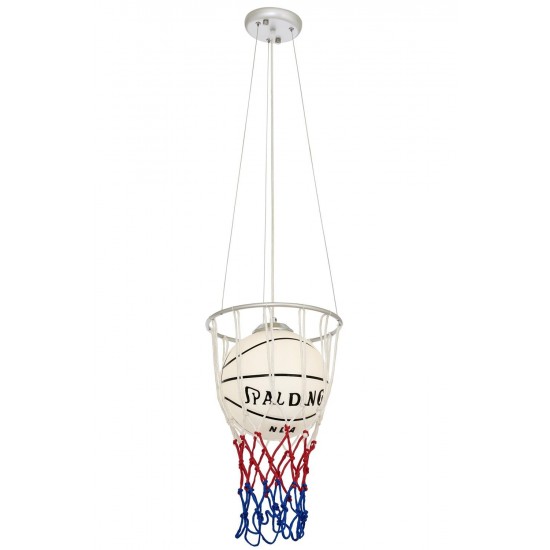 AVONNI AV-5280-1B Beyaz Boyalı Modern Avize  Metal Cam 35x35cm
