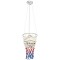 AVONNI AV-5280-1B Beyaz Boyalı Modern Avize  Metal Cam 35x35cm