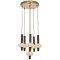 AVONNI AV-5299-7ET Eskitme Kaplama Modern Avize  Metal Ahşap Cam 40cm
