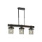 Modi Lighting Mod-60002-3EY Eskitme Kaplama Modern Avize E27 Metal Ahşap Cam 75x15cm