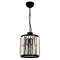 Modi Lighting Mod-60029-1BSY Siyah Boyalı Modern Avize E27 Metal Kristal 20cm