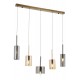 AVONNI AV-60043-5EY-BF Eskitme Kaplama Modern Avize E14 Metal Cam 70x15cm AVONNI AV-60043-5EY-BF Eskitme Kaplama Modern Avize E14 Metal Cam 70x15cm