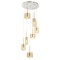 Modi Lighting Mod-60043-7KT Krom Kaplama Modern Avize E14 Metal Cam 45cm
