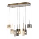 AVONNI AV-60043-E-ELLIPSE-BF Eskitme Kaplama Modern Avize E14 Metal Cam 70x35cm AVONNI AV-60043-E-ELLIPSE-BF Eskitme Kaplama Modern Avize E14 Metal Cam 70x35cm