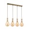 Modi Lighting Mod-60092-4EY Eskitme Kaplama Modern Avize E14 Metal Cam 80x15cm