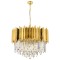 AVONNI AV-60101-S55 Sarı Kaplama Modern Avize E27 Metal Kristal 55cm