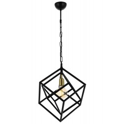 Modi Lighting Mod-60117-1BSY Siyah Boyalı Modern Avize E27 Metal 40cm