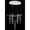 Modi Lighting Mod-60148-7KT Krom Kaplama Modern Avize LED Metal Pleksi Cam 50cm