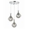 AVONNI AV-60161-3KT Krom Kaplama Klasik Avize E27 Metal Cam 40cm