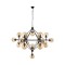 Modi Lighting Mod-60163-21BSY Siyah Boyalı Modern Avize E27 Metal Cam 150cm