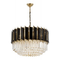 Modi Lighting Mod-60225-E60 Eskitme Kaplama Modern Avize E27 Metal Kristal 60cm