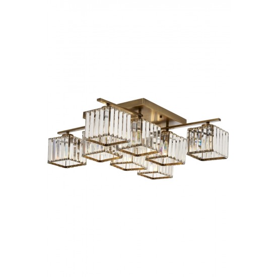 AVONNI AV-60230-8E Eskitme Kaplama Modern Avize E27 Metal Kristal 80cm AVONNI AV-60230-8E Eskitme Kaplama Modern Avize E27 Metal Kristal 80cm