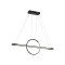 Modi Lighting Mod-60264-2BSY Siyah Boyalı Modern Avize LED Metal Pleksi 110x14cm