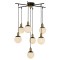 Modi Lighting Mod-60273-7BSY Siyah Boyalı Modern Avize E27 Metal Cam 70cm