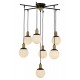 AVONNI AV-60273-7BSY Siyah Boyalı Modern Avize E27 Metal Cam 70cm AVONNI AV-60273-7BSY Siyah Boyalı Modern Avize E27 Metal Cam 70cm