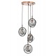 AVONNI AV-60291-4T-BSY Siyah Boyalı Modern Avize E14 Metal Cam 35cm AVONNI AV-60291-4T-BSY Siyah Boyalı Modern Avize E14 Metal Cam 35cm