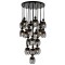 Modi Lighting Mod-60313-19BSY Siyah Boyalı Modern Avize E27 Metal 50cm